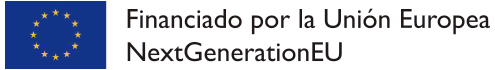 Logotipo Financiado por la Unión Europa - NextGenerationEU